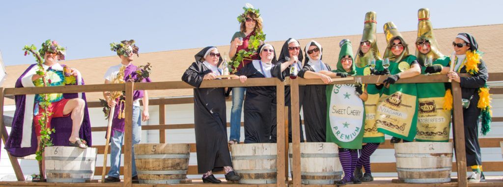 Wine Bottles and Nuns at the Wet Whistle Wine Festival
